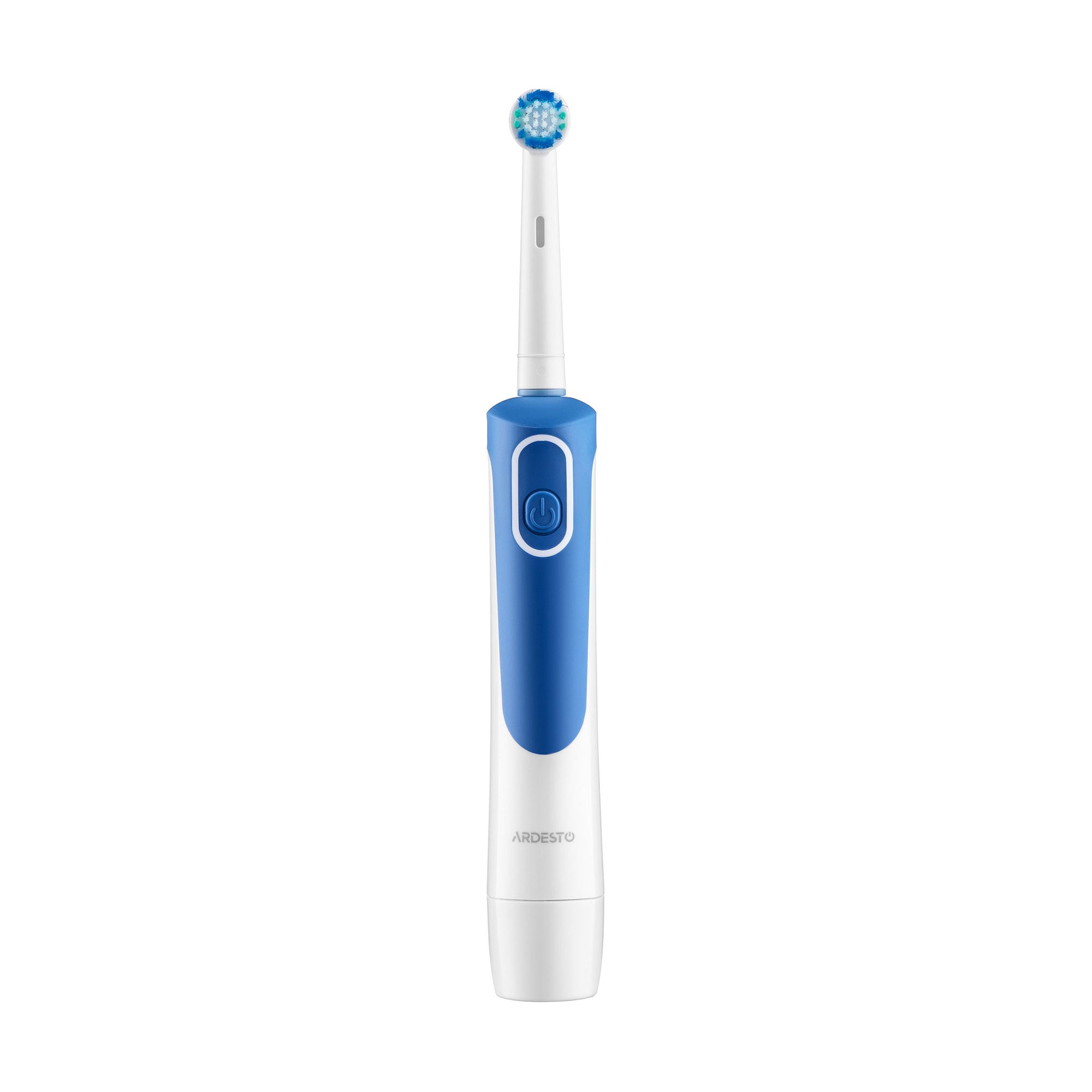 Електрична зубна щітка Ardesto Electric Toothbrush 3 насадки, біло-синя, 1 шт (ETB-I009WB)